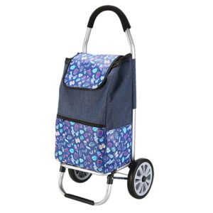 Foldable Shooping Trolley with 2 Wheels