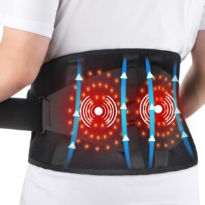 Cordless Heated Red Infrared light Massager Back Belt